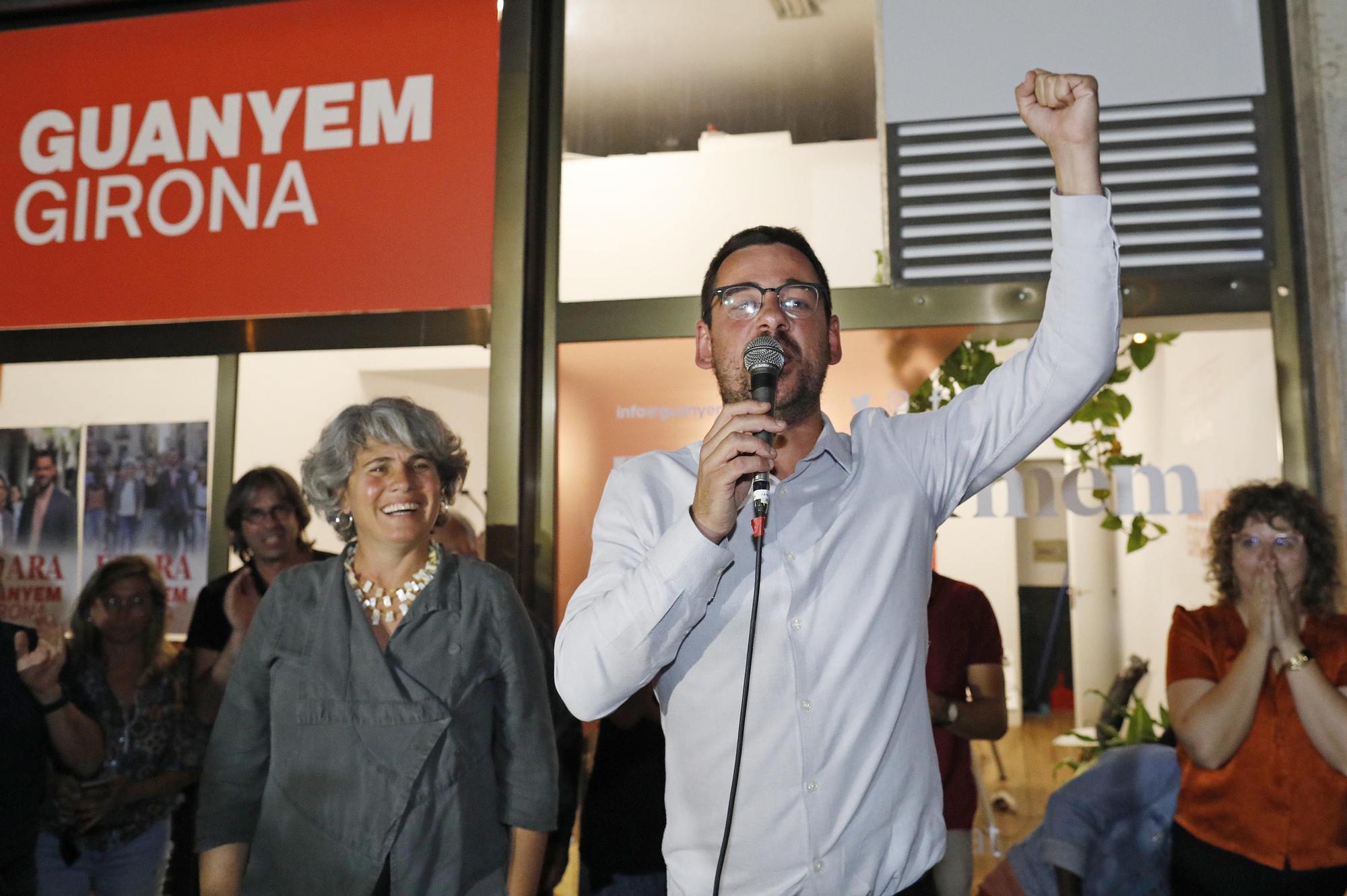 Guanyem Girona celebra els resultats a les eleccions municipals