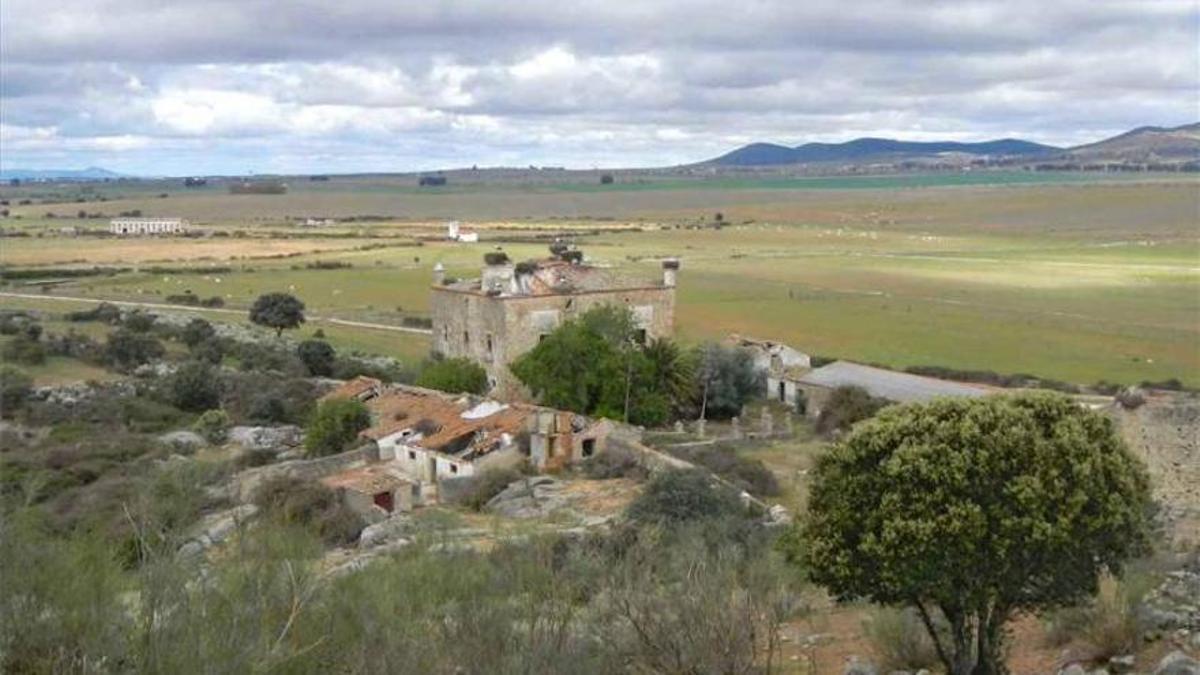 Vista general de la aldea medieval de Zamarrillas.