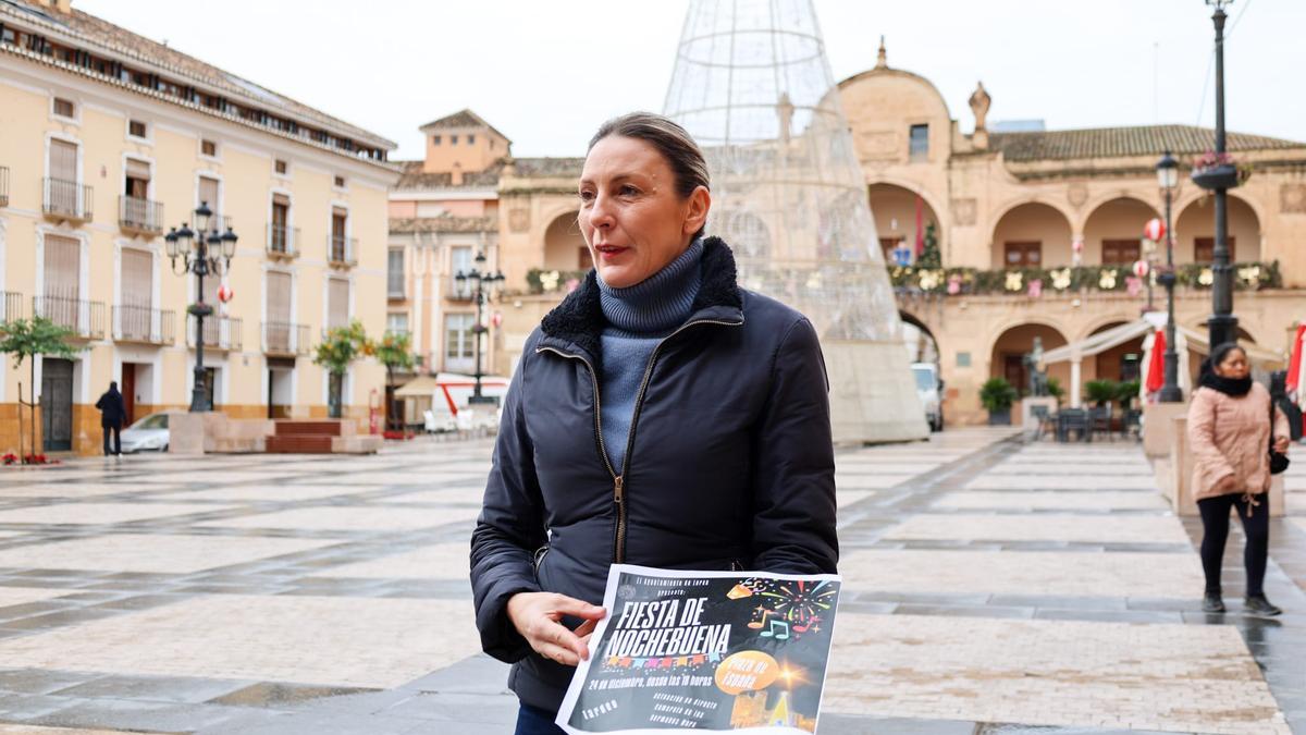 La edil de festejos daba todos los detalles del evento preparado para esta Nochebuena.