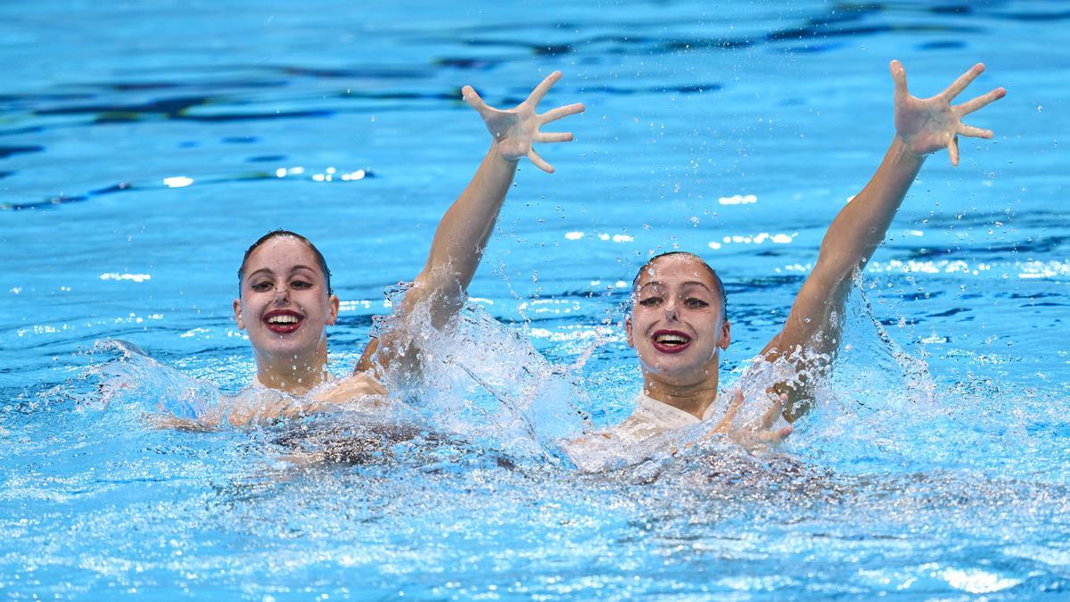 Iris Tió y Alisa Ozhogina en Tokio.