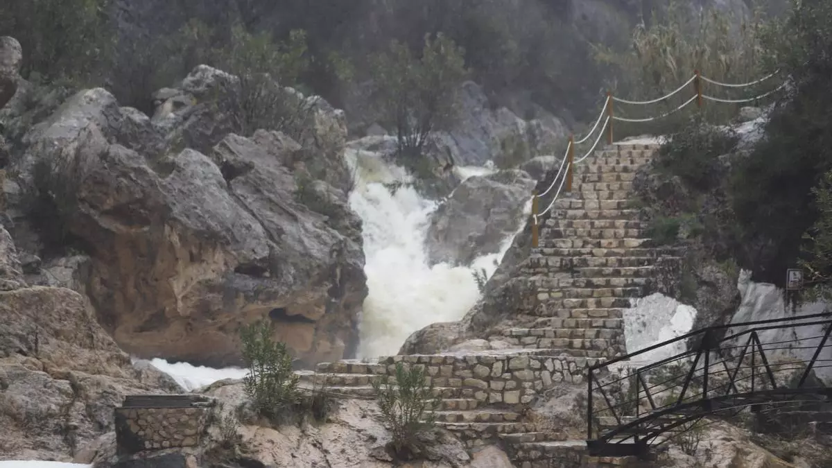 El temporal se nota en las zonas de interior: acumulados de más de 200 litros en 48 horas en la Canal de Navarrés