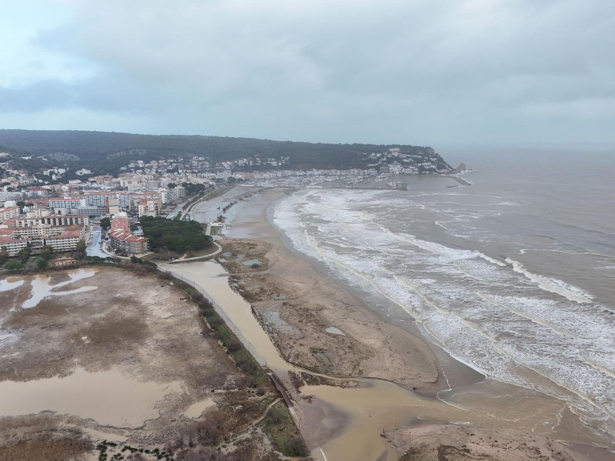 Danys a Torroella de Montgrí pel temporal Harry