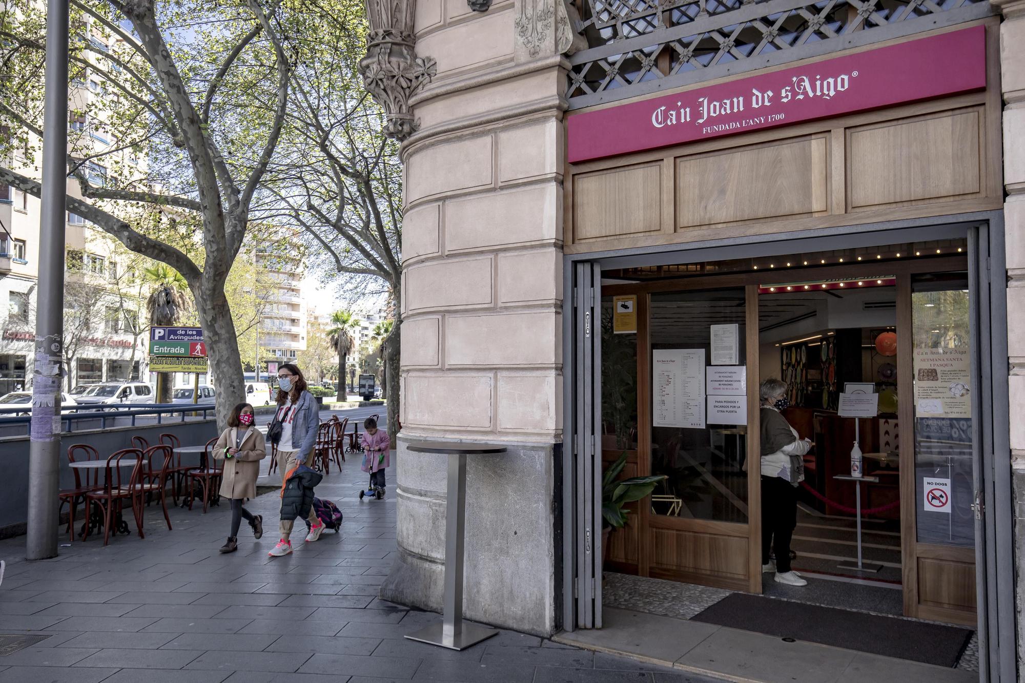 Can Joan de s’Aigo tiene nueva terraza