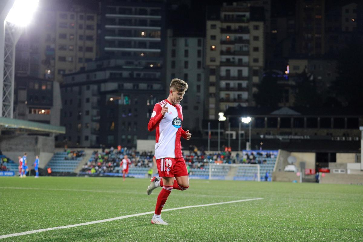 Partido de fútbol entre el Celta de Vigo y el Andorra