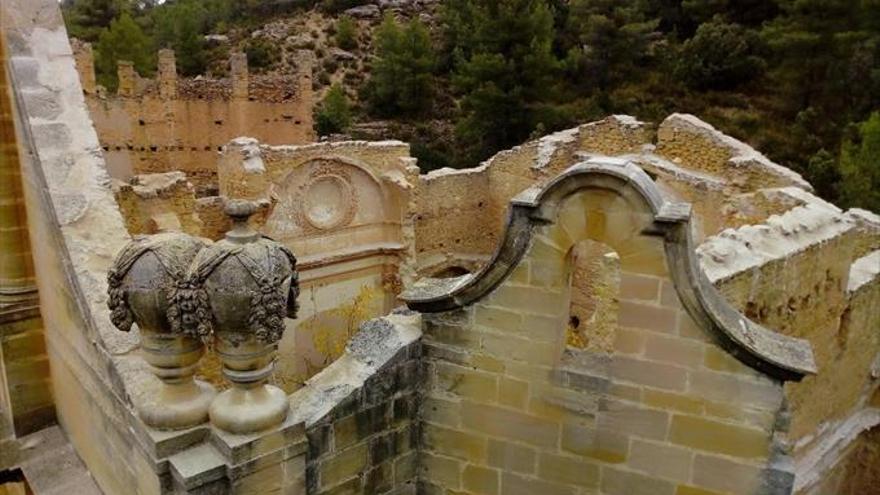 Los muros del santuario de La Fresneda recuperan su estabilidad