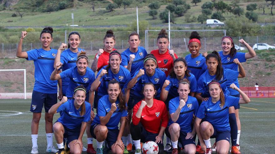 Las chicas del Málaga CF Femenino, a escena.