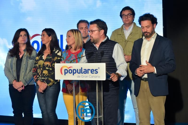 28-04-2019 LAS PALMAS DE GRAN CANARIA. Noche electoral en el Partido Popular  | 29/04/2019 | Fotógrafo: Andrés Cruz