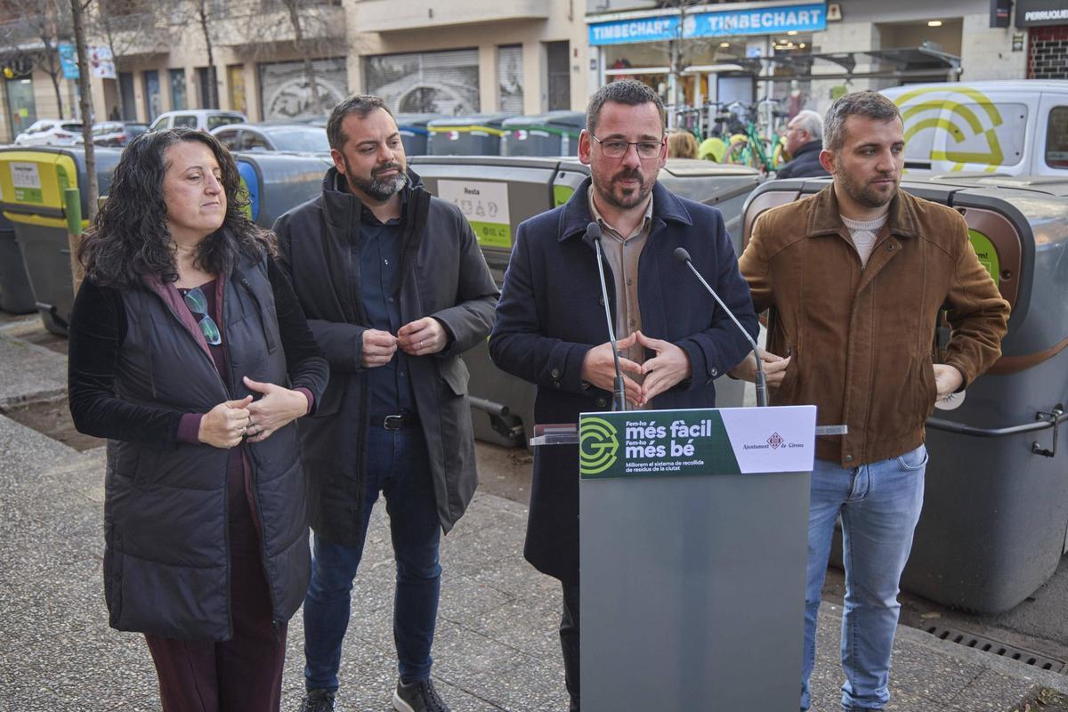 La roda de premsa d'aquest dilluns.