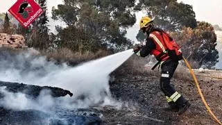 Controlado el incendio forestal declarado en Benidorm