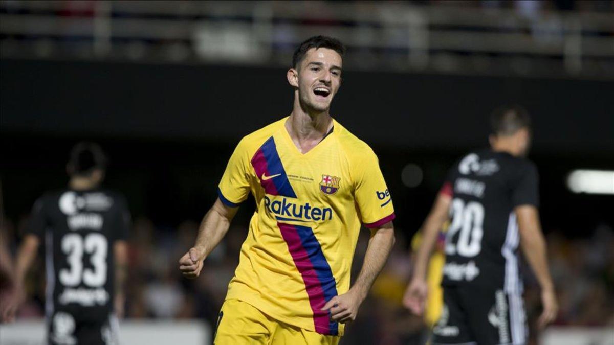 Marqués en un encuentro con la camiseta azulgrana