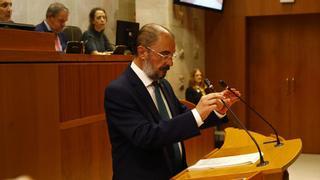 Lambán se aferra a la recuperación social y económica de Aragón