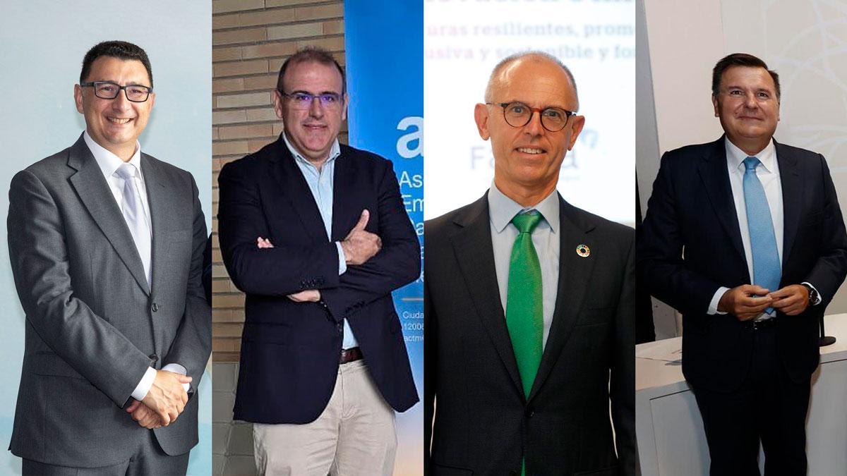 Manuel García, Carmelo Martínez, Felipe Pulido y Vicente Mut.