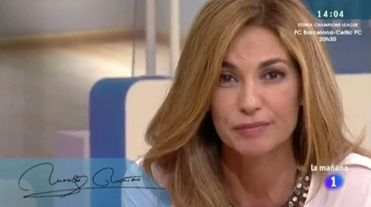 Moment de ’La mañana de la 1’ en què Mariló Montero es pregunta si l’ànima es trasplanta amb els òrgans.