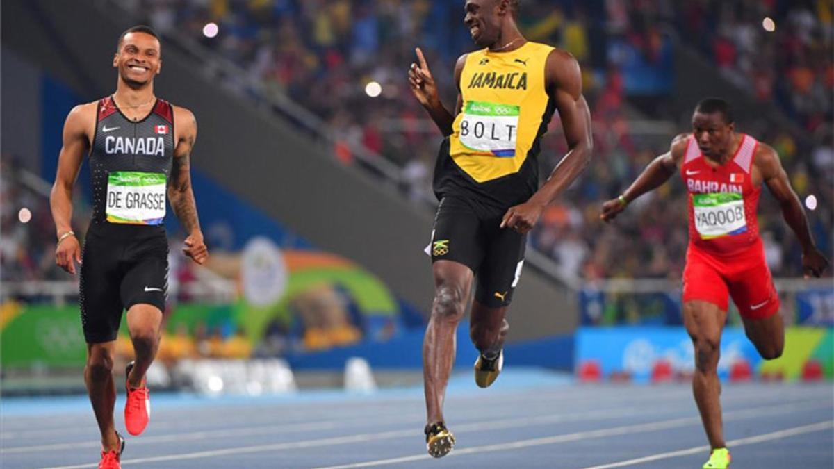 Usain Bolt ofreció una imagen magistral con 19.79 a medio gas