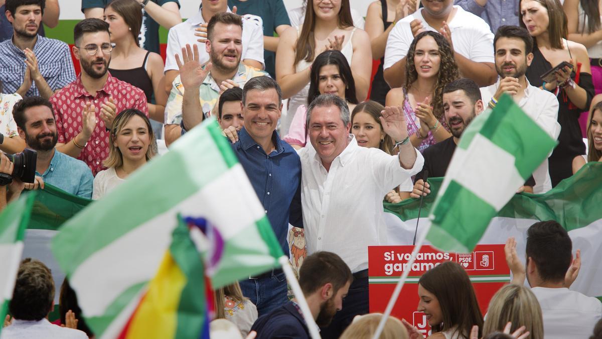 Sánchez, junto Espadas, en Cártama (Málaga).