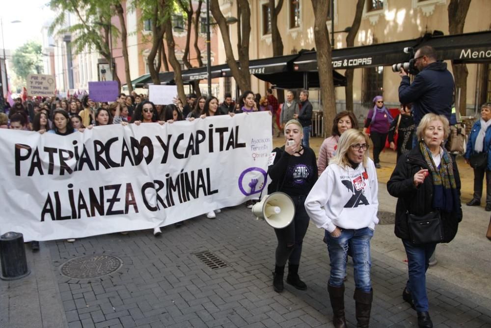 Manifestación en Murcia por el día contra la violencia de género