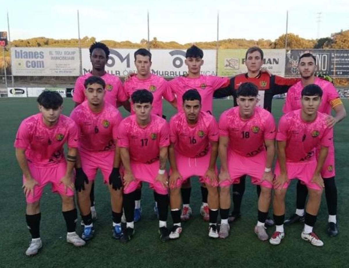 L'onze del Roses en un partit d'aquesta temporada.