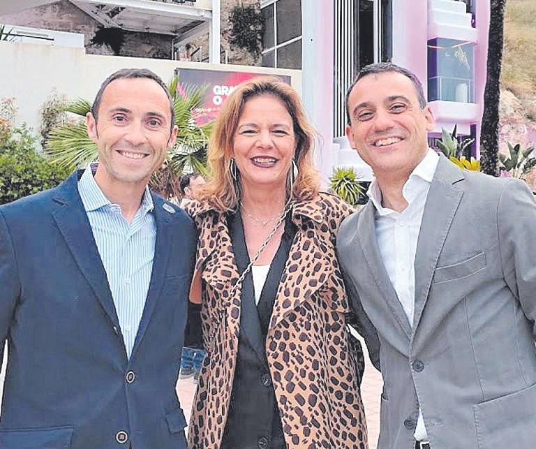 Alberto Gónzalez, Celia Torrabadella y Julio Domínguez.