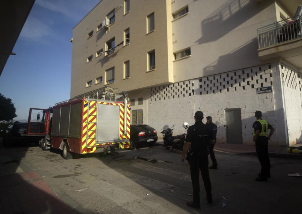 Incendio en un bloque okupa de Javalí