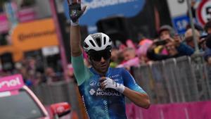 Andrea Vendrame, vencedor de la 19ª etapa del Giro.