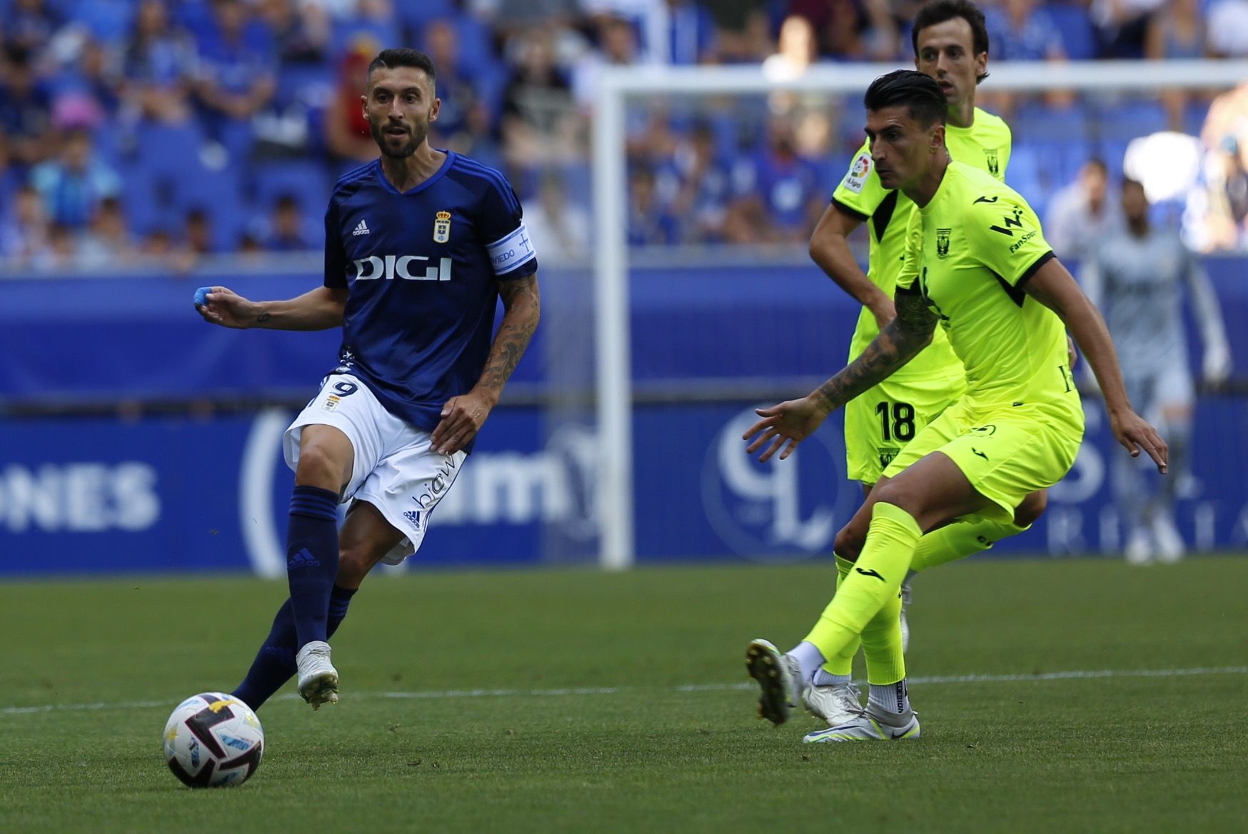 En imágenes: El Oviedo se impone al Leganés en el Tartiere con gol de Bastón