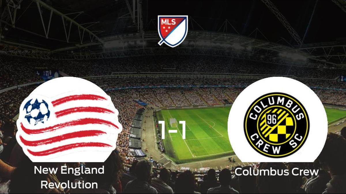 Reparto de puntos entre el New England Revolution y el Columbus Crew (1-1)