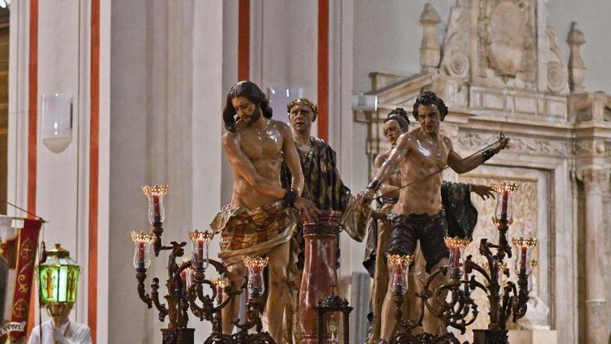 La Columna ya tiene el nuevo paso de Jesús condenado a los azotes