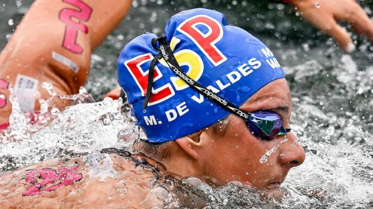 María de Valdés repite un cuarto puesto en la prueba de 5 kilómetros en aguas abiertas
