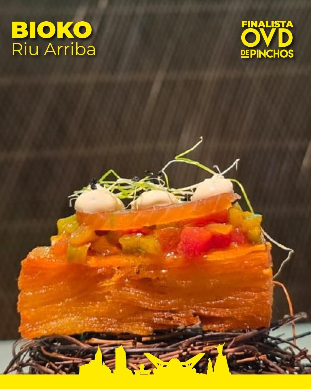 Estas son las ocho elaboraciones finalistas del campeonato "Oviedo de pinchos"