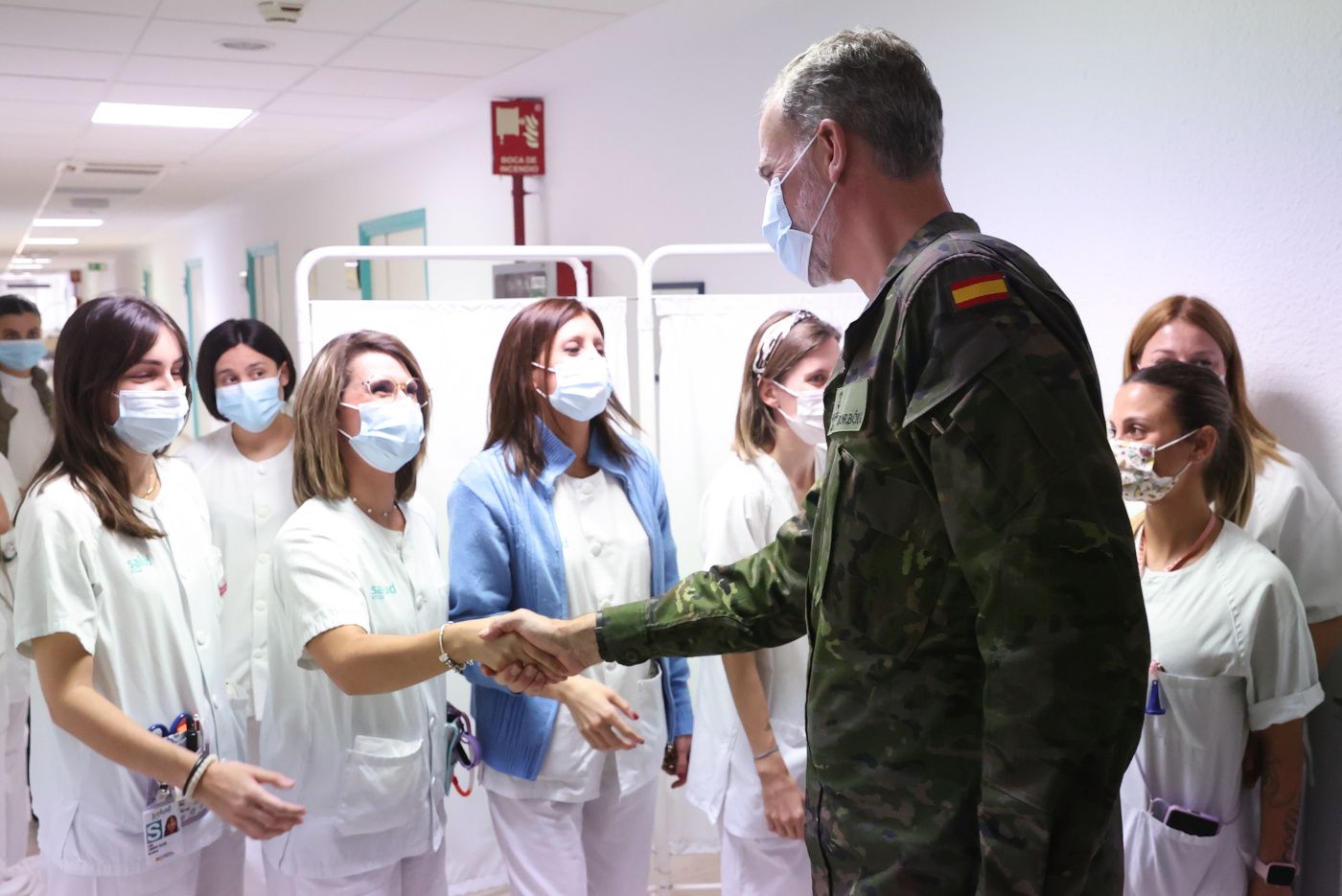 FOTOGALERÍA | Visita de Felipe VI a las maniobras militares de la OTAN en San Gregorio