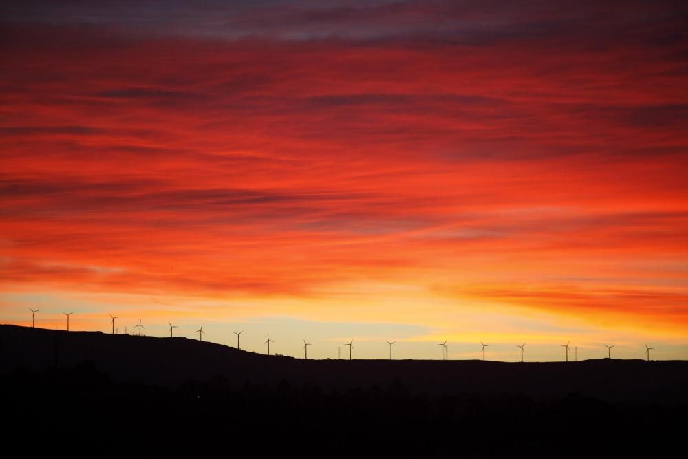 El sol se pone... por Galicia