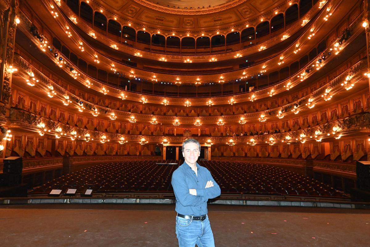 José María Moreno, en el Teatro Colón de Buenos Aires