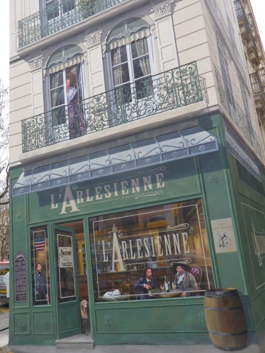 Este es el primer trampantojo pintado ya en el siglo XXI: su pintura desvela un gran secreto.