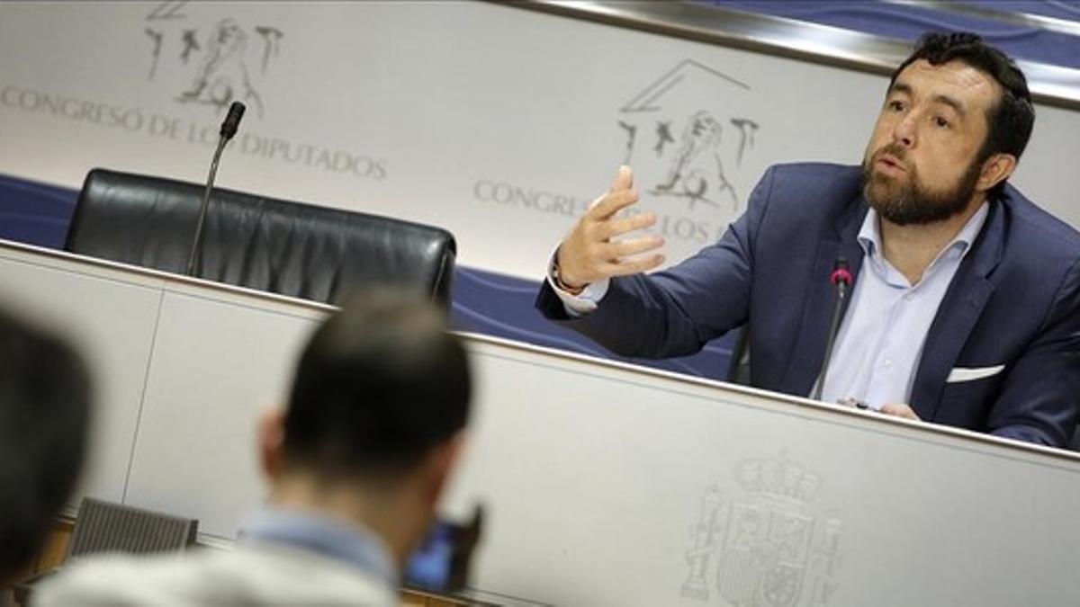 Miguel Gutiérrez, secretario general del grupo parlamentario de Ciudadanos en el Congreso