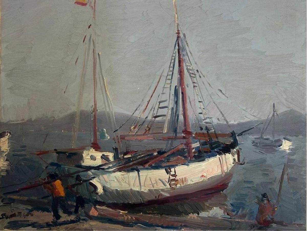 Una de las obras de la exposición 'Feim patrimoni', en Es Polvorí de Dalt Vila.