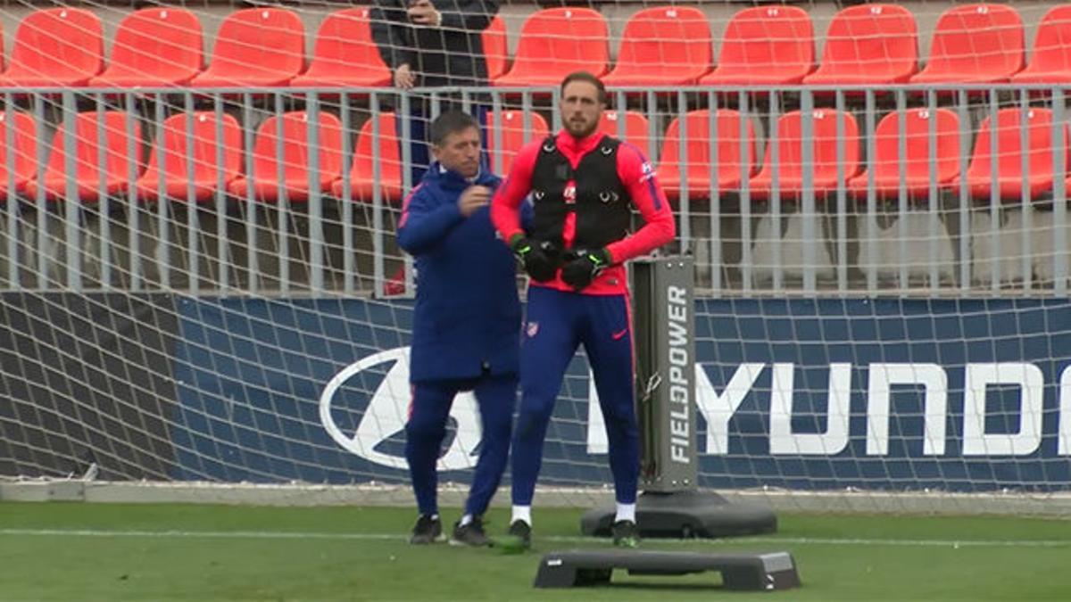 El espectacular entrenamiento de Oblak que arrasa en las redes