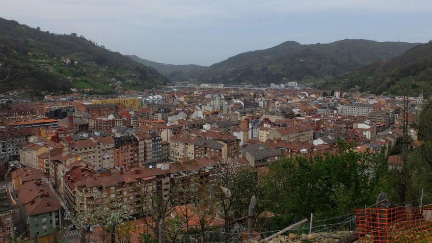 Vista del casco urbano de Mieres. | D. M.