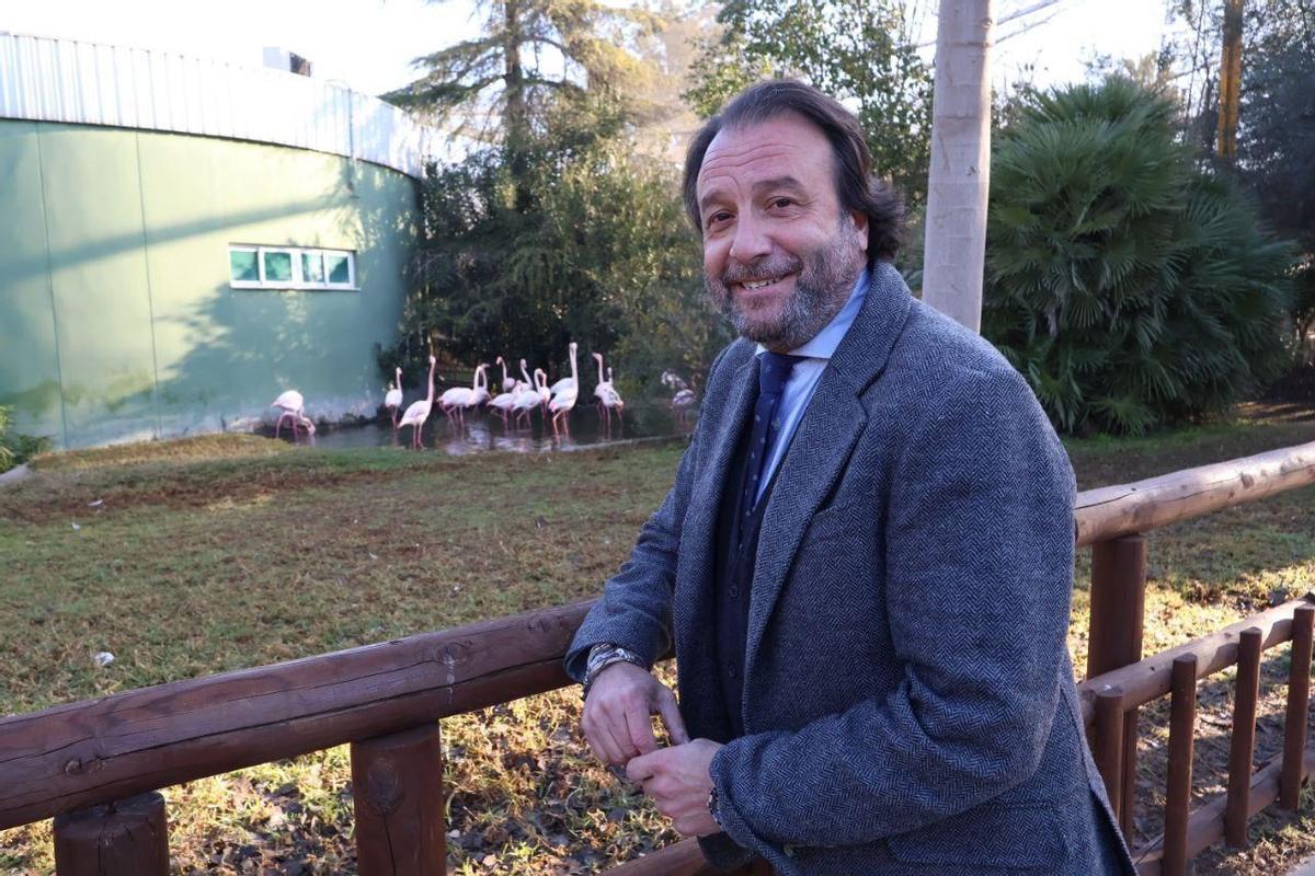 García-Ibarrola en el Centro de Conservación Zoo de Córdoba.