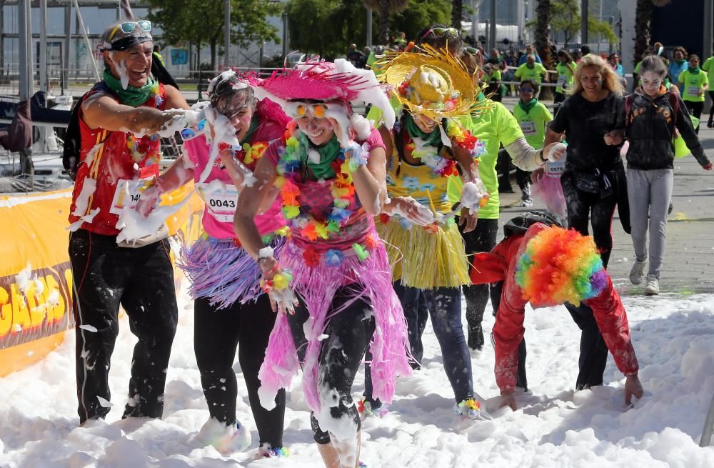 Alrededor de 1.500 personas personas participaron esta mañana en una carrera de obstáculos adaptada para corredores con discapacidad