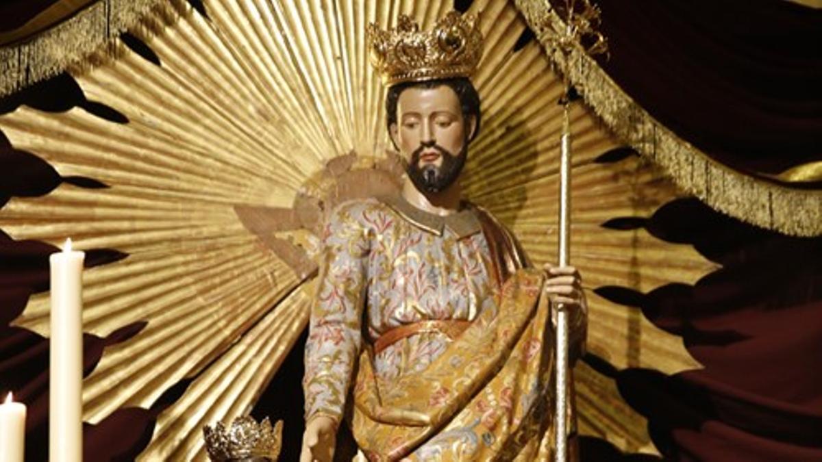 Escultura de San José.