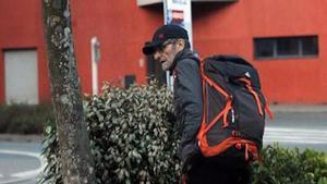 La justicia francesa deja en libertad a Josu Ternera. La foto es la última imagen del dirigente etarra antes de ser detenido en Sallanches (Francia).