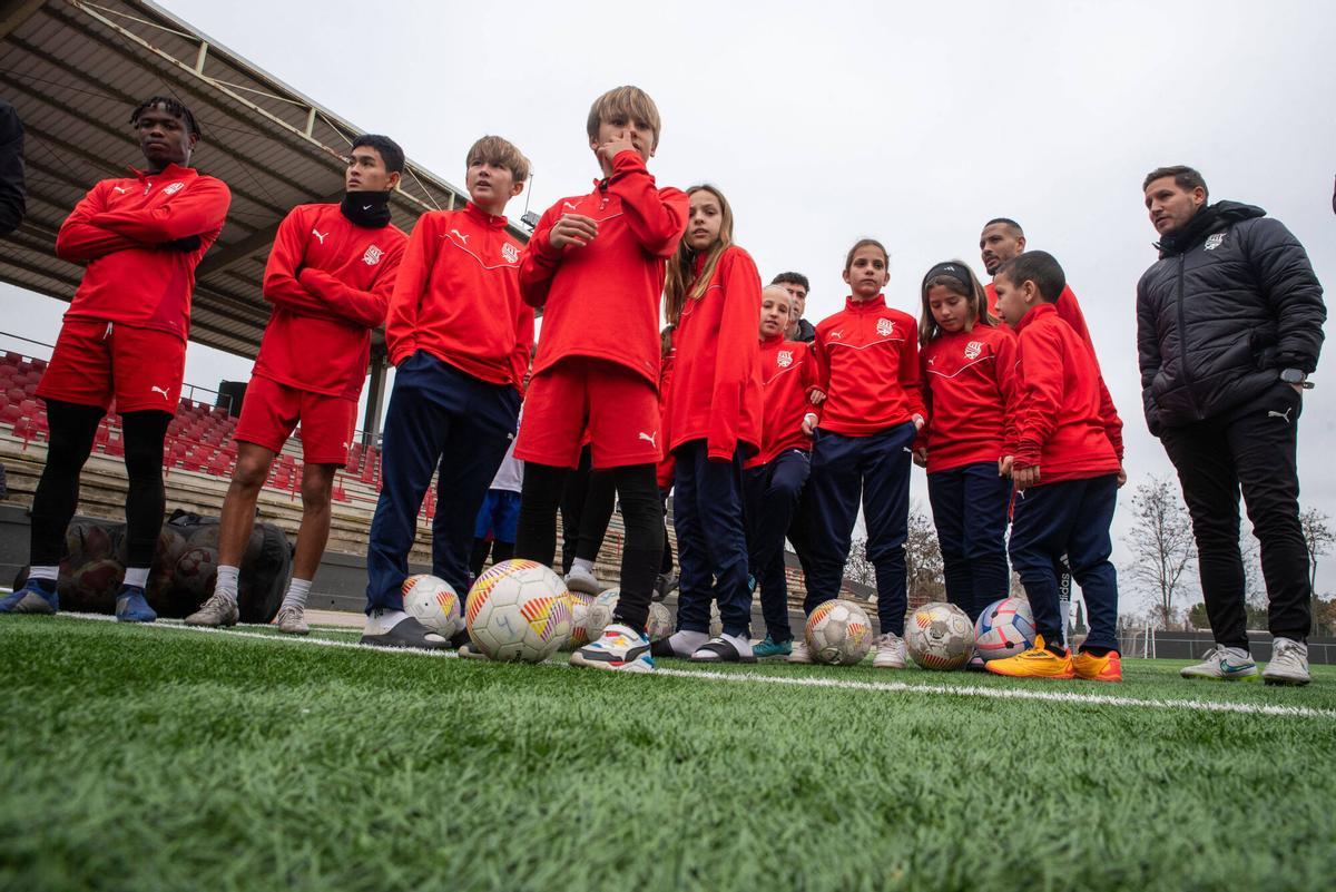Imatges de l'últim entrenament de l'any del Centre d'Esports Manresa