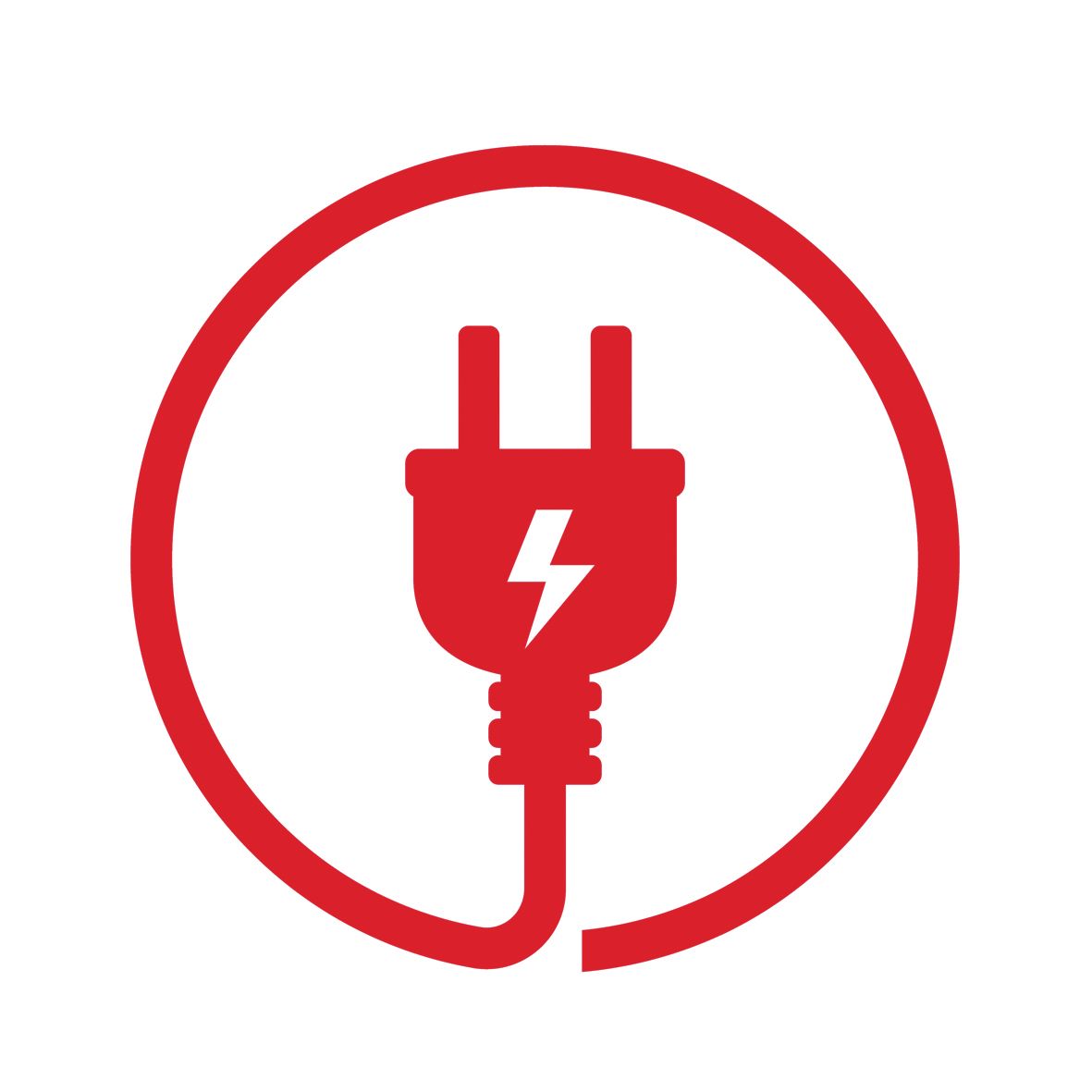 Icono de un enchufe eléctrico
