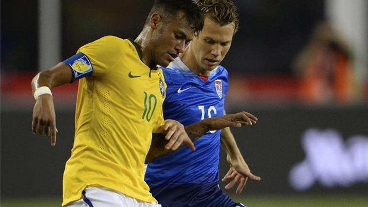 Neymar fue clave en el triunfo de Brasil