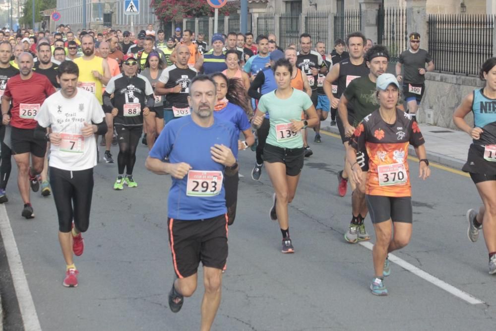 Prieto y Figueroa se cuelgan el oro en la 21K Costa da Vela. // Santos Álvarez