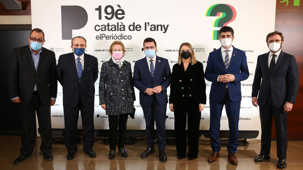 Los asistentes a la gala del Català de l'Any 2021