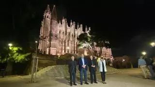 Así es la nueva iluminación de la Catedral de Mallorca