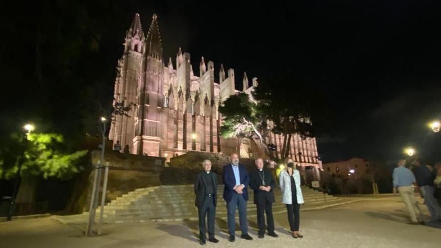 Estreno de la nueva iluminación de la Seu de Mallorca