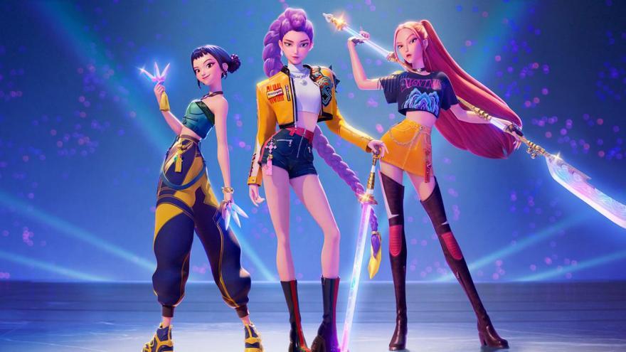 Zoey, Rumi y Mira, de «Las guerreras K-pop». | NETFLIX