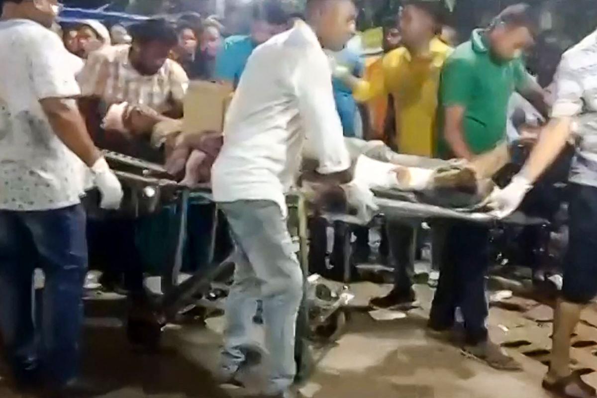 Accidente mortal de tren en la India